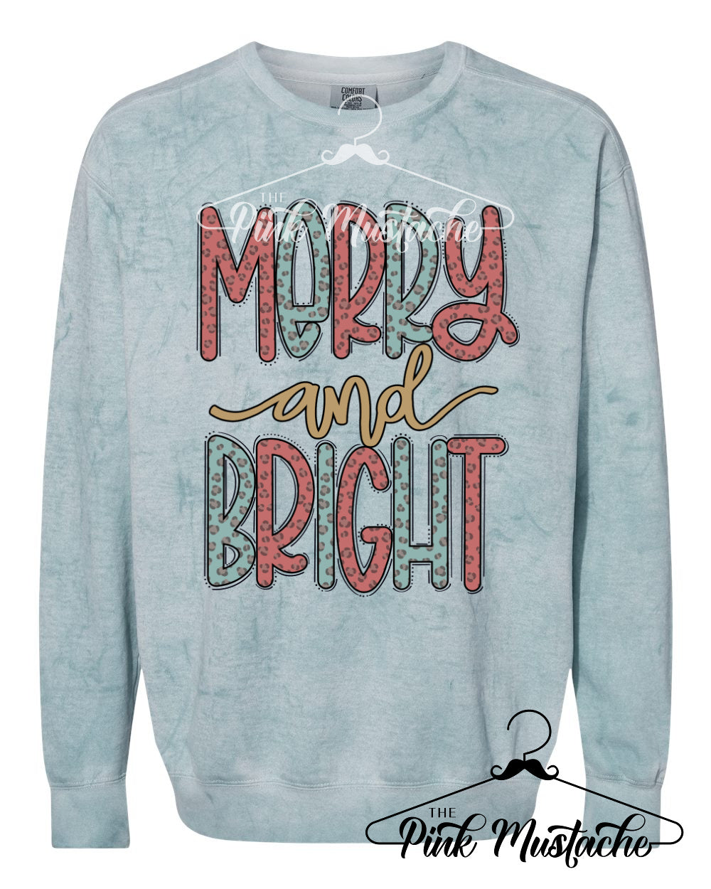 Comfort Colors Colorblast Merry and Bright Sweatshirt - Sizes and Inventory Limited