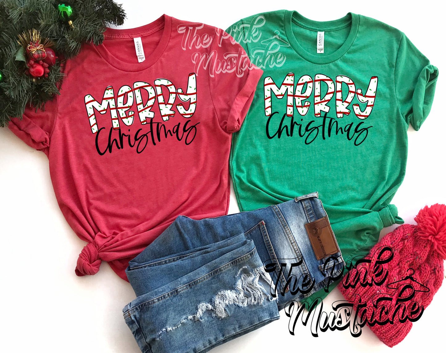 Merry Christmas Yummy Christmas Trees Tee/ Super Cute Unisex Sized Shirt/ Youth and Adult Options