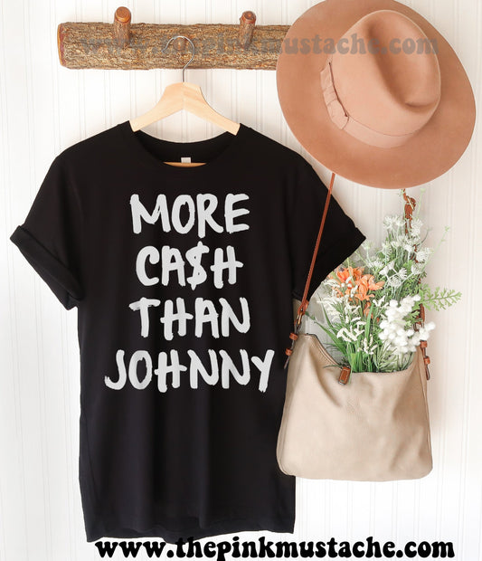 More Cash Than Johnny - Country Music Tee / Country Music Legends T-Shirt
