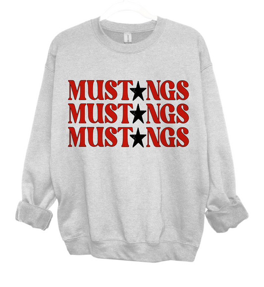 Gildan or Bella Canvas Houston Mustangs Sweatshirt