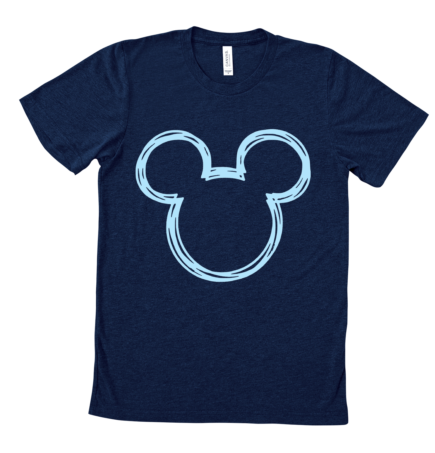 Navy Toddler, Youth, and Adult Mouse Outline Magical Vacation Themed Shirt / Mouse Shirt