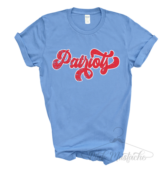 Patriots Retro Shirt / School Mascot Shirts