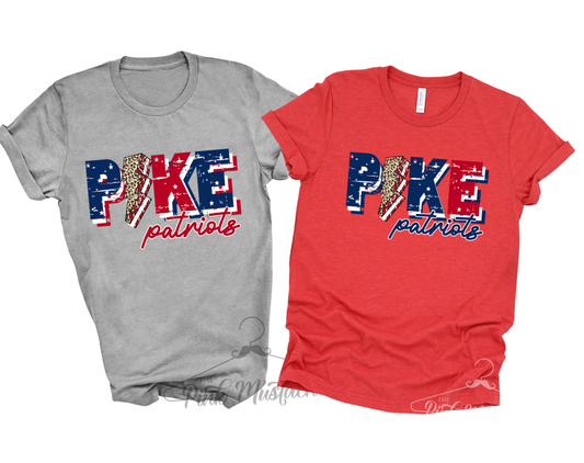Toddler, Youth, and Adult Pike Patriots Star Softstyle Shirt