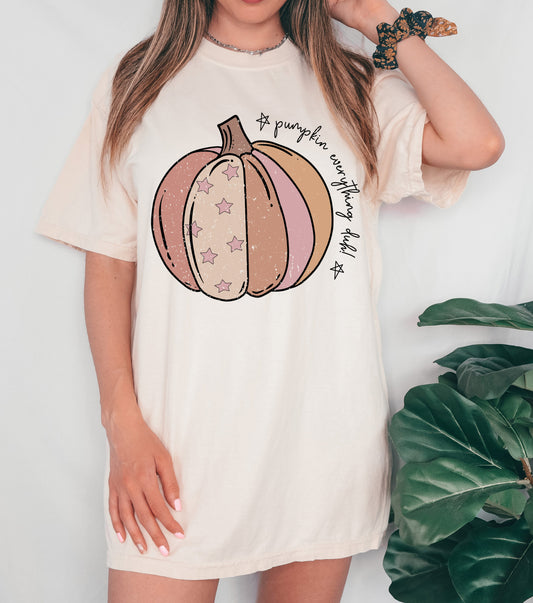 Bella or Comfort Colors Pumpkin Everything Duh-  Halloween Pumpkin Spice Shirt / Fall Tees