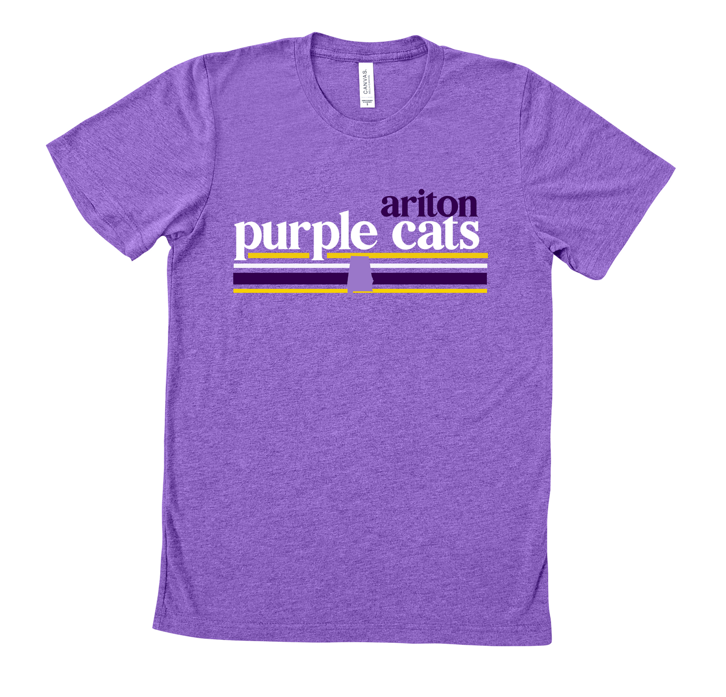 Purple Ariton Purple Cats Tee/ Youth and Adult Sizes