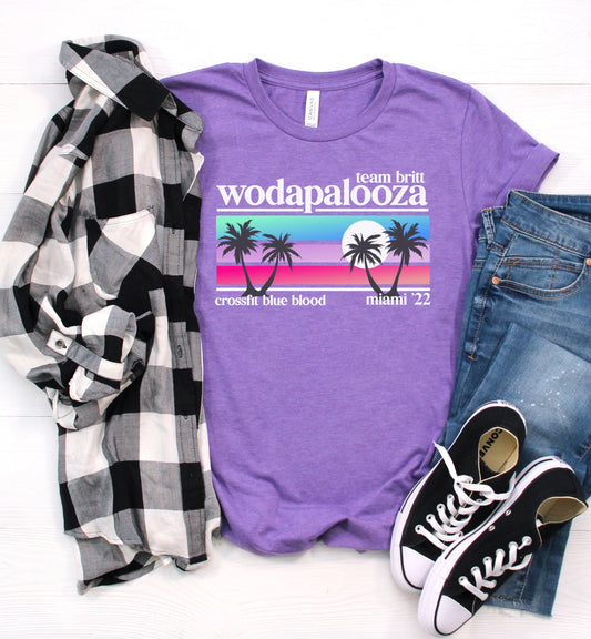 Purple Team Britt- CFBB Wodapalooza Unisex Tee / Mens Shirts/ Unisex Sized Shirts/ Toddler, Youth, and Adult Sizes