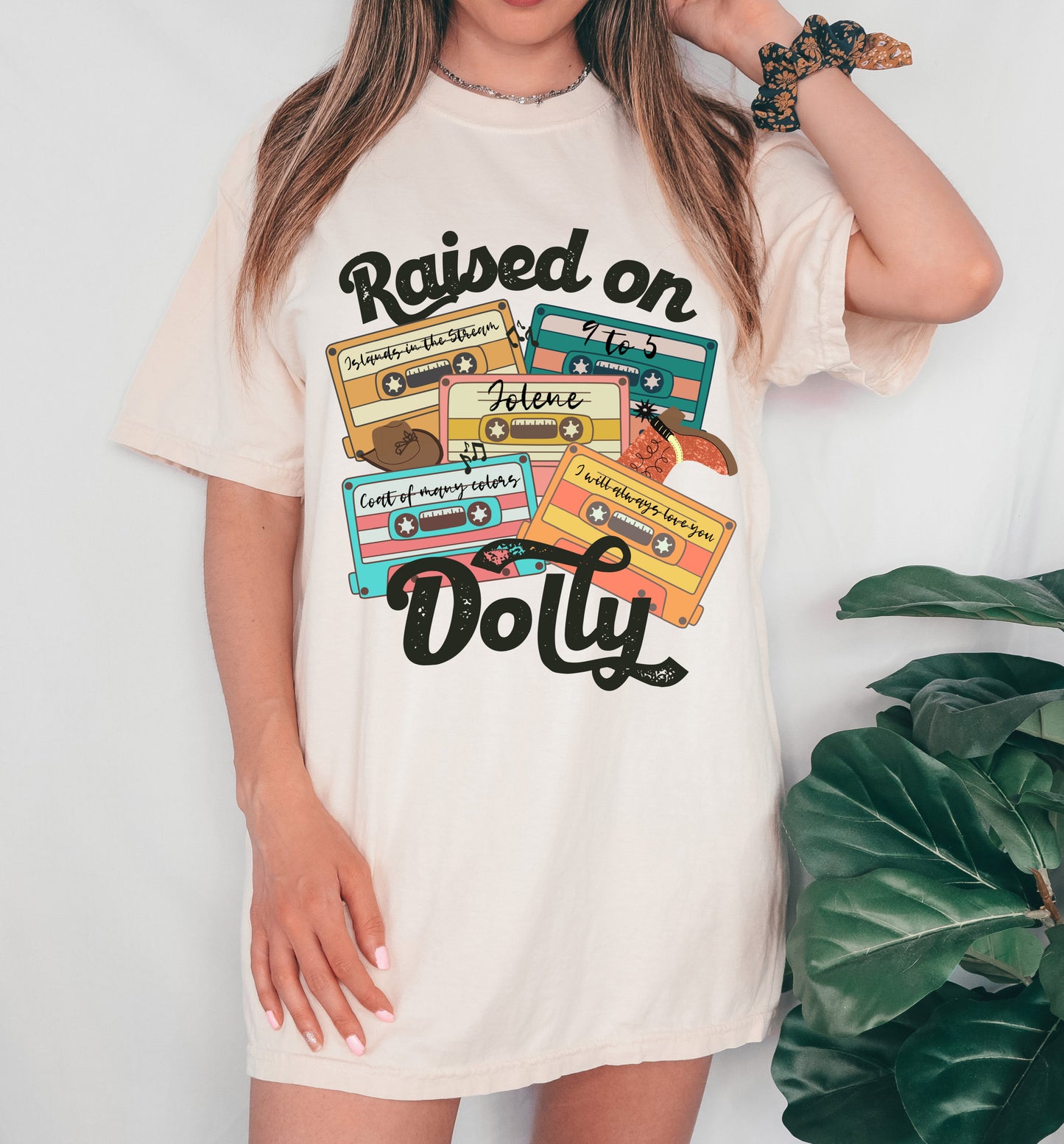 Comfort Colors or Bella Raised on Dolly Retro Cassette Tee/ Youth and Adult Sizes
