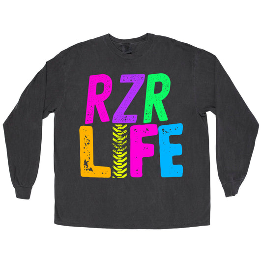Comfort Colors Long Sleeved RZR Life Tee -  Adult Size