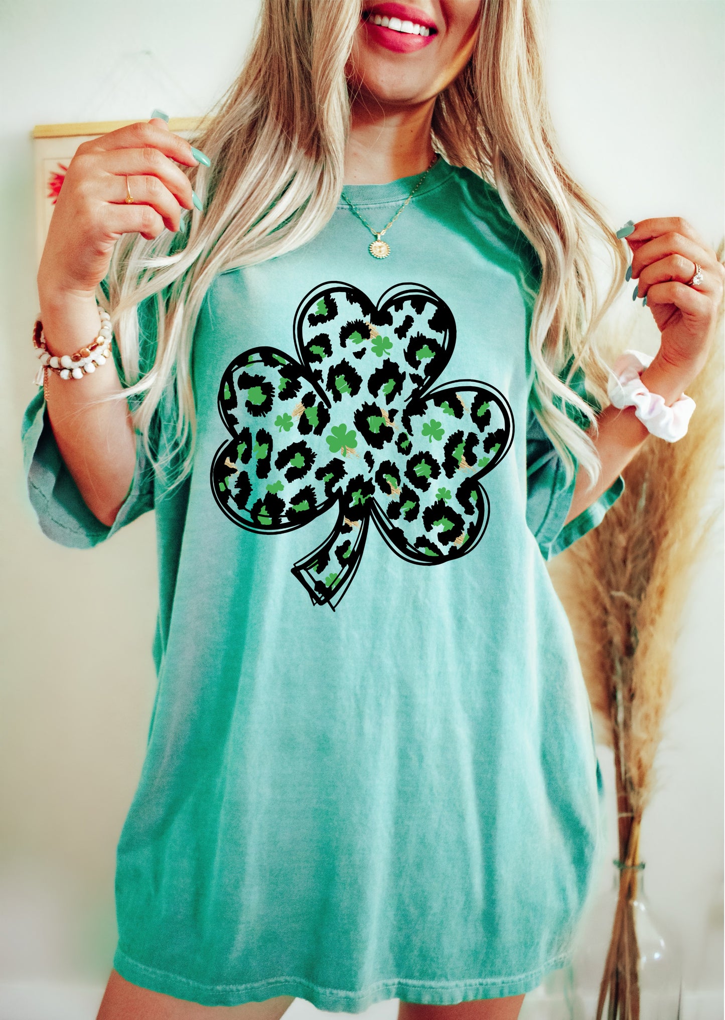Bella Canvas or Comfort Colors Lucky Clover Shamrock Tee/ Toddler, Youth, and Adult Sizes / St Patty's Day