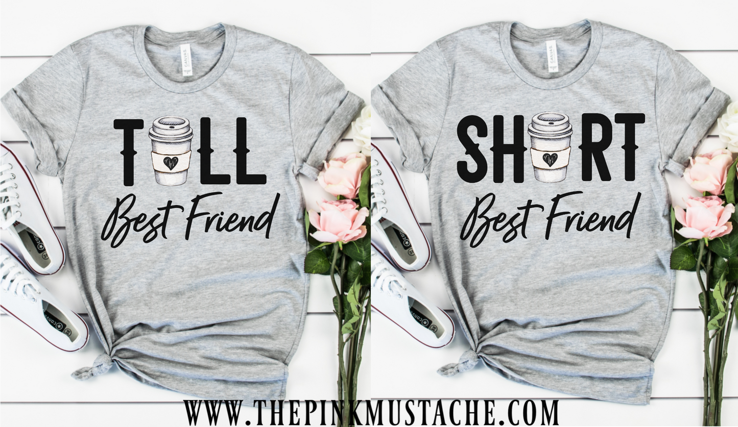 Tall short best friend shirt shop