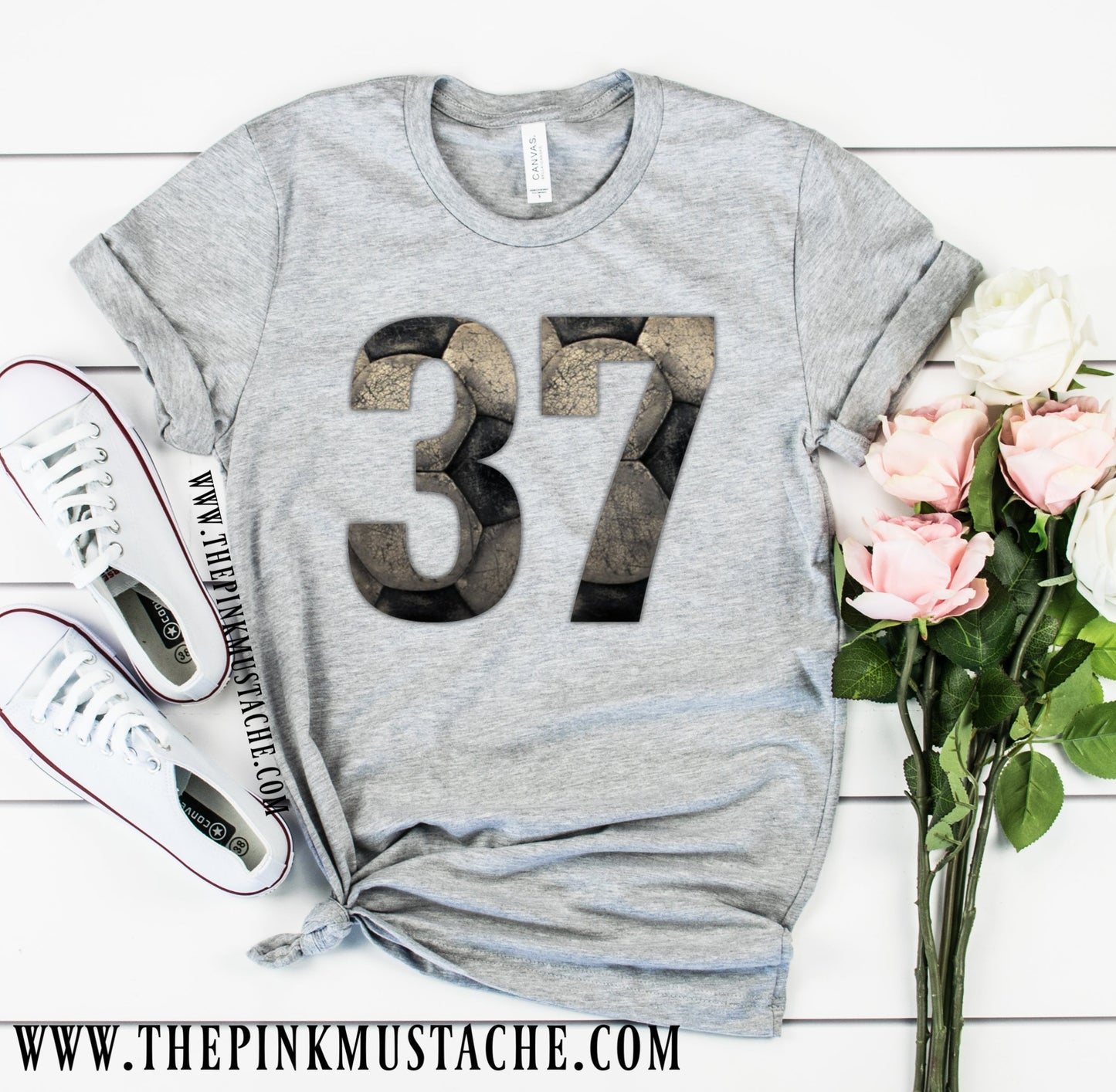 Custom Vintage Soccer Shirt - Soccer Mom Shirt with Number