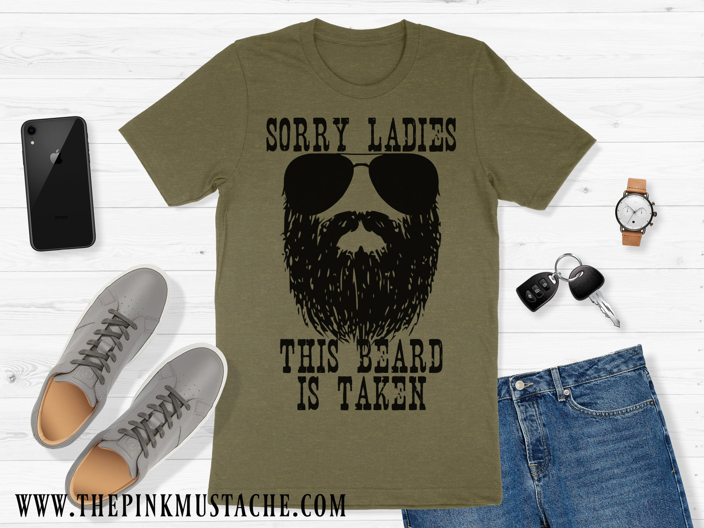 Sorry Ladies, The Beard Is Taken Men's T-Shirt / Valentines Day Gift for Men