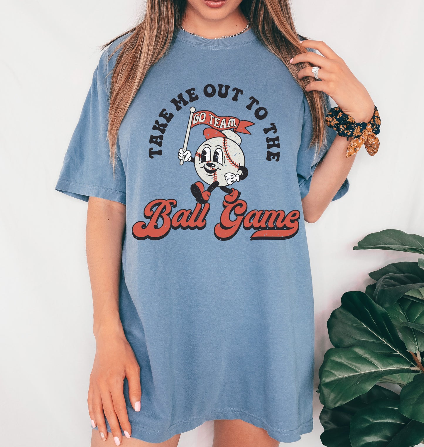 Bella Canvas or Comfort Colors Take Me Out to The Ball Game Baseball Tee - Toddler, Youth, Adult Sized Tees