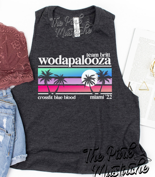 Team Britt- CFBB Wodapalooza Cropped Tank