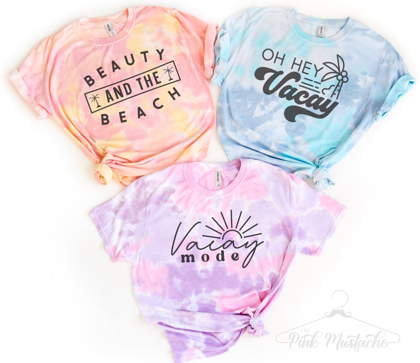 Tie Dye Beachy Vacay/  Beachy Vacation Tee/ Youth and Adult Sizes/ Southern Tee
