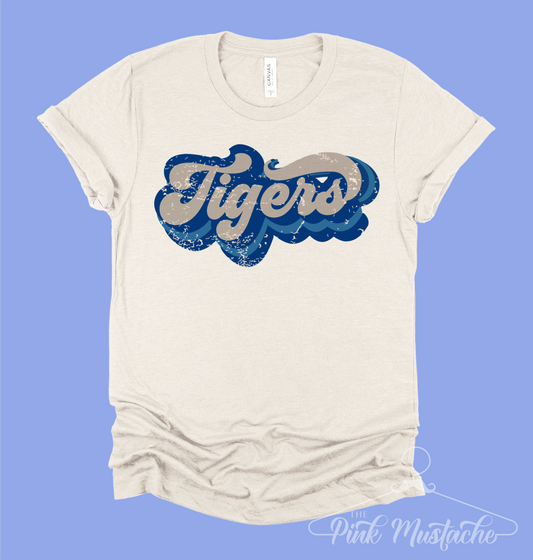 Soft Style Blue Tigers - Crawford Fundraiser - Tee/ Toddler, Youth, and Adult Sizes Available