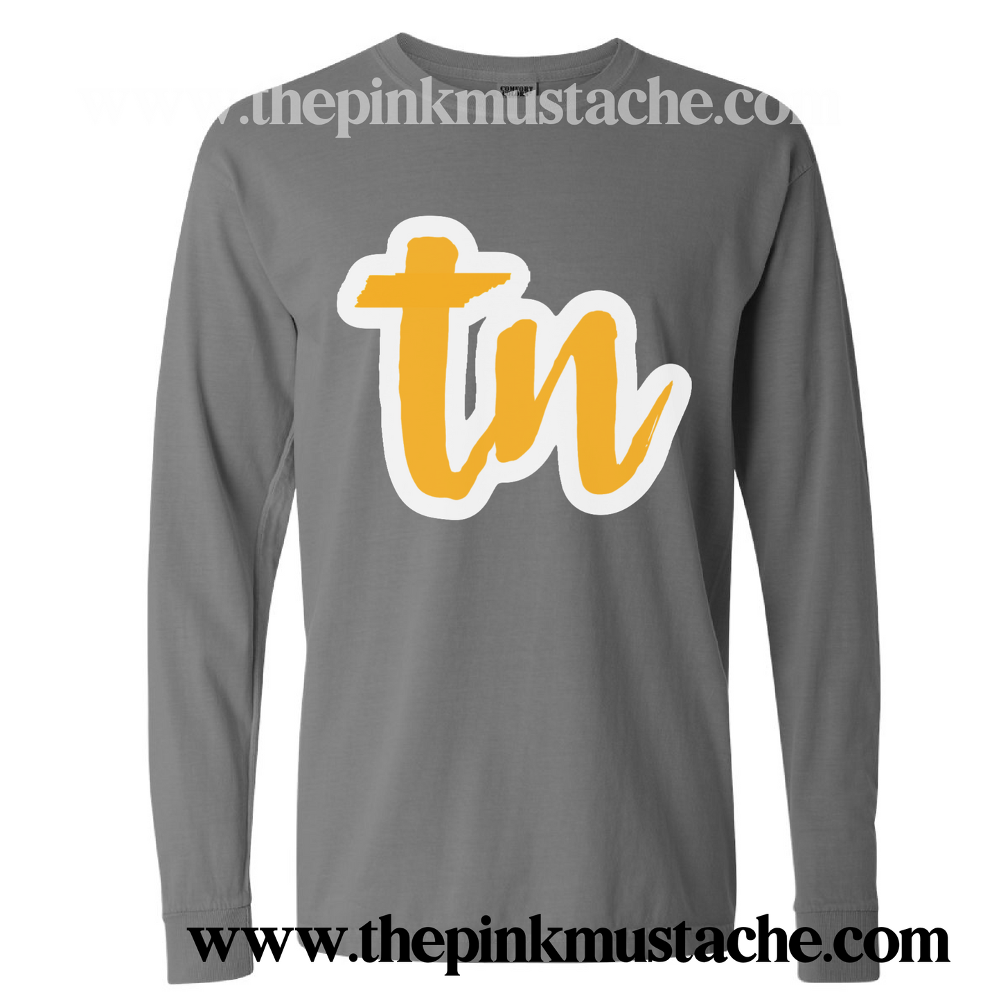 TN Tennessee Comfort Colors Long Sleeved Tee /Tennessee State Long Sleeve Shirt / TN Shirt