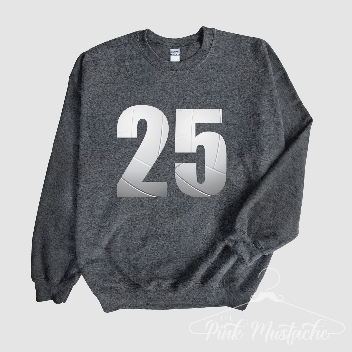 Custom Volleyball Number Sweatshirt -Volleyball Mom/ Volleyball Player/ Volleyball Fan Shirt with Number