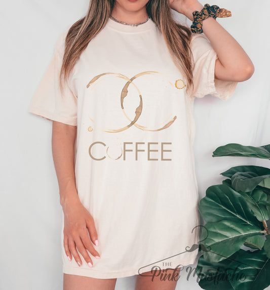 Youth and Adult Luxe Coffee Stain Shirt/ Bella or Comfort Colors Tee
