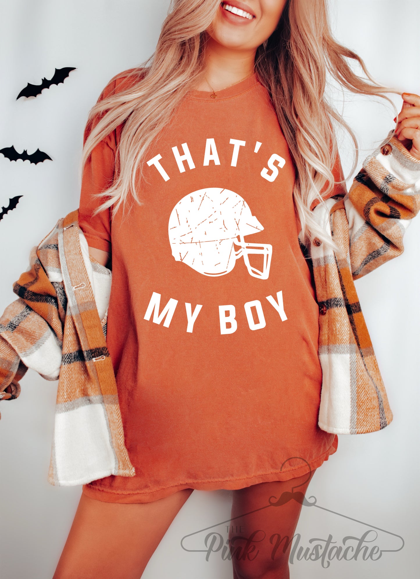 Comfort Colors That's My Boy Football Tee/ Multiple Colors