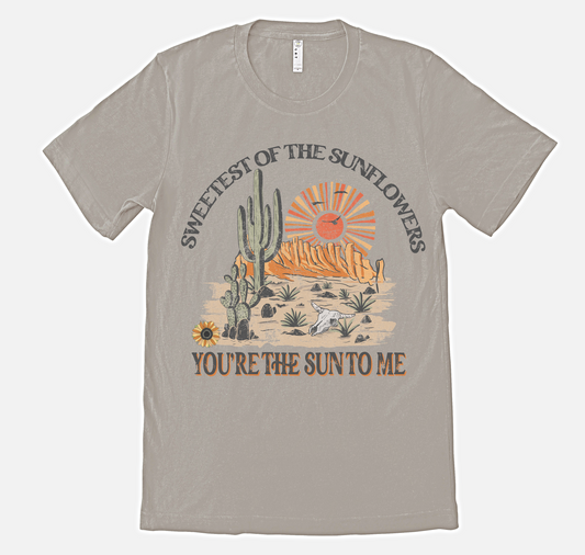 Bella Canvas or Comfort Colors Sun to Me Shirt / Country Western Music Tee